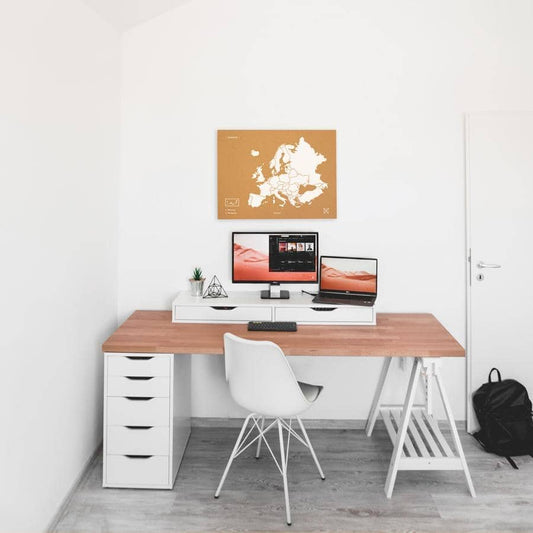 Mapa de corcho - Woody Map Natural Europa - Misswood