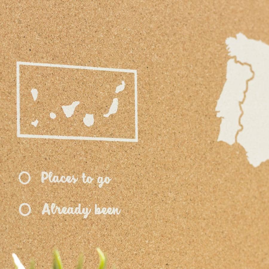 Mapa de corcho - Woody Map Natural Europa - Misswood